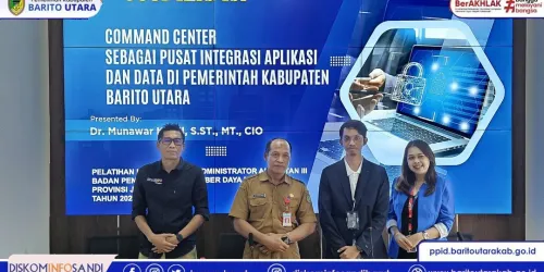 spbe barito utara | Perkuat Infrastruktur Digital, Diskominfosandi Barito Utara Terima Tim Teknis Telkom Regional Kalsel-Teng